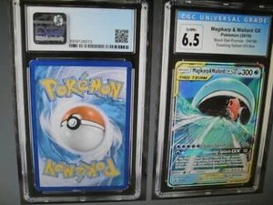 Tarjeta Pokémon promocional estrella negra CGC 6,5 Ex/NM+ Magikarp & Wailord GX SM166 - Imagen 1 de 2