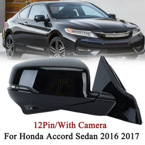 For 2016-2017 Honda Accord Sedan Right Passenger Side View Mirror Camera Heated - Picture 1 of 18