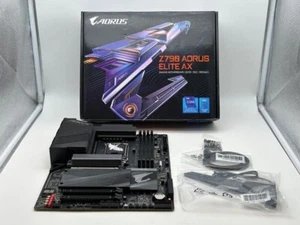 GIGABYTE Z790 AORUS ELITE AX LGA 1700 ATX Intel Motherboard READ - Afbeelding 1 van 9