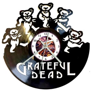AUSTRALIAN MADE Vinyl Record Clock Grateful Dead - Picture 1 of 3