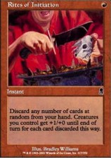 4x Rites of Initiation ~ Near Mint Odyssey MTG Magic x4 4 UltimateMTG Playset Re