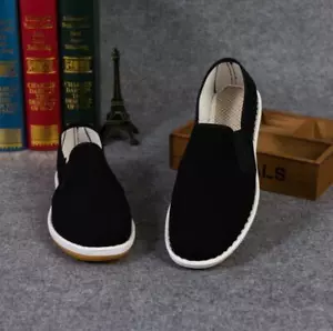 Neu Mode Herren Canvas Schuhe Freizeitschuhe Oxford Sohle Atmungsaktiv Stoffschuhe - Bild 1 von 9
