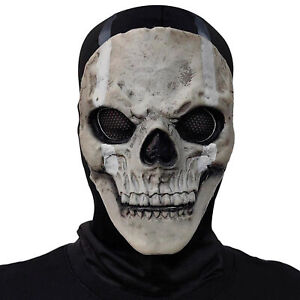 Call of Duty Ghost Mask Adult Balaclava Hat + Skull Face Mask Cosplay Costume