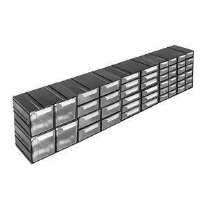 48 Schubladen Regal Sortimentskasten Schraubenbox Kleinteilemagazin Kunststoff - Bild 1 von 12