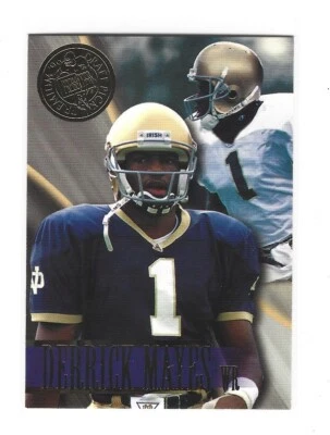 1996 Press Pass Holofoil #50 Derrick Mayes - Image 1 of 2