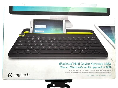 Logitech K480 Teclado Bluetooth Multidispositivo, 920-006342, Negro NUEVO Foto 1 de 4