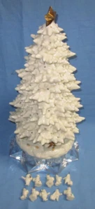 Árbol de vacaciones crema Mikasa KT275-925, la iluminación necesita reparación - Imagen 1 de 4