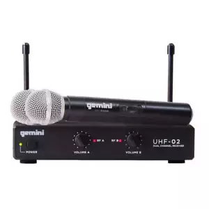 Gemini UHF-02M Handheld Wireless Microphone System, S34 - Picture 1 of 1