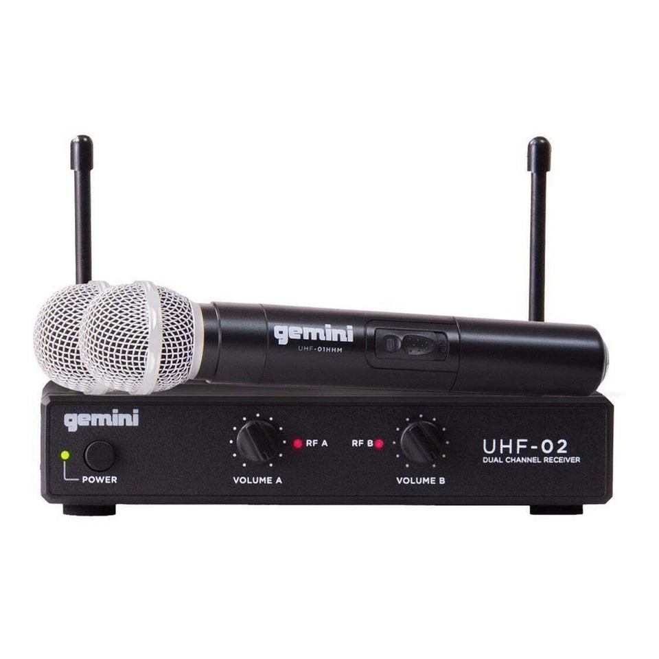 Gemini UHF-02M Handheld Wireless Microphone System, S34 - Image 1 of 1