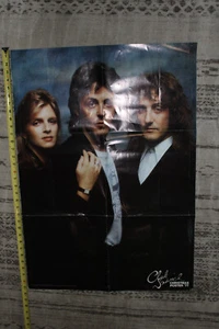 1977 Paul McCartney & Wings Poster Club Sandwich Christmas Denny Laine Linda MPL - Picture 1 of 6