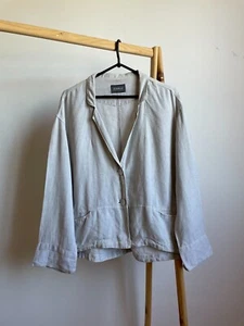 OSKA Womens Linen Blazer Size II (2) - Picture 1 of 9