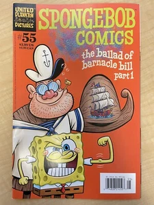 SPONGEBOB COMICS #55 (2016) VHTF NEWSSTAND LOW PRINT UNITED PLANKTON BONGO - Picture 1 of 6