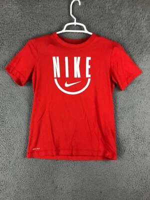 Camiseta Nike Dri Fit Baloncesto Niños Manga Corta Cuello Redondo Naranja Talla M Foto 1 de 4
