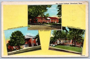 K16/ Cleveland Tennessee Postkarte um 1943 3Ansicht Bob Jones College 38 - Bild 1 von 4