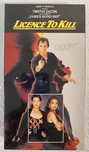 1989 CBS FOX Wasserzeichen Siegel "License to Kill" VHS Timothy Dalton James Bond 007 - Bild 1 von 4