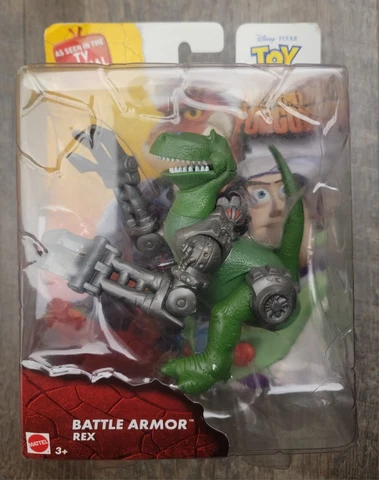 Disney Pixar 2014 Toy Story That Time Forgot Battle Armor Rex Action Figure moc Cover