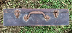 Wooden Suitcase Vintage Australian Good Condition box handle - Picture 1 of 5