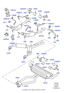Land Rover Genuine Sensor Lambda Fits Discovery 3 Classic Range Rover Sport - Picture 1 of 7