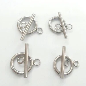 Toggle clasps Stainless steel ring connecting buckle for jewelry, handicraft - Picture 1 of 6