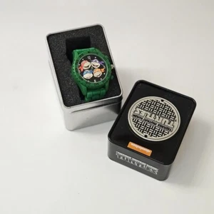 Nickelodeon Boys Teenage Mutant Ninja Turtles Wrist Watch Green Band 2015 - Picture 1 of 15