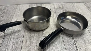 Vintage Revere Ware 1 Tasse Messen Mini Schmelztiegel Kupferboden & Kinder Bratpfanne - Bild 1 von 9