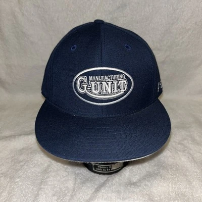 Nueva Gorra Reebok G Unit GUnit Talla 7 3/8 De Colección Hip Hop 50 Centavos Azul Marino Foto 1 de 4