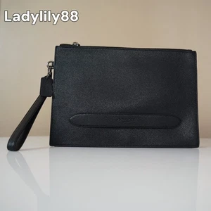 NUEVO CON ETIQUETAS Coach 68154 Bolsa Estructurada Cuero Granulado Negro Antiguo Níquel Negro - Imagen 1 de 10
