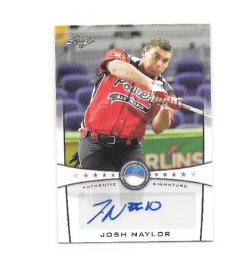 Josh Naylor 2013 Leaf Power Showcase Auto - Image 1 of 2