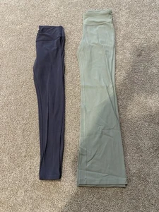 Athleta Girl Size L(12) High Rise Chit Chat Flare Pants &Transcend Crossover 7/8 - Picture 1 of 6