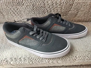 Airwalk Herren Grau Aerial Niedrig Turnschuhe Größe 10,5! Neu mit Etikett! - Bild 1 von 10