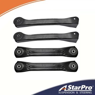 Conjunto de braços de controle inferiores superiores dianteiros 4 peças para Jeep Cherokee Comanche - Imagem 1 de 4