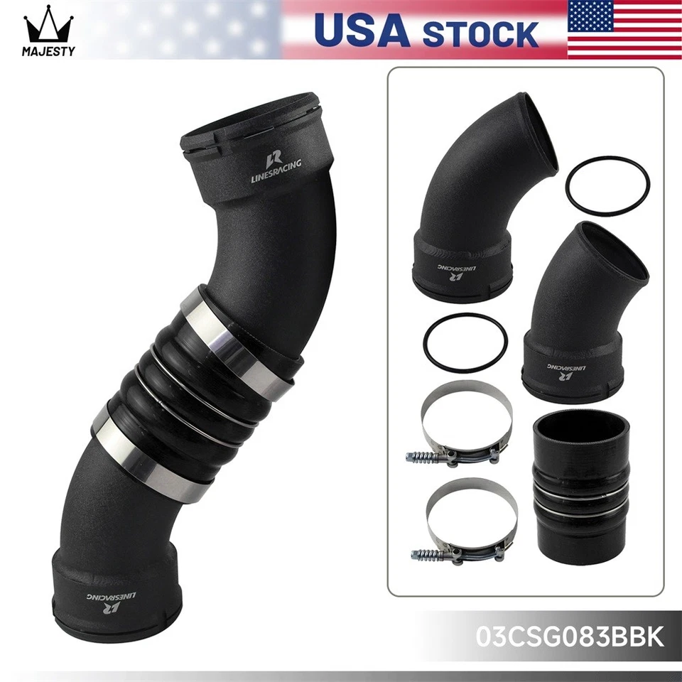 Cold-Side Intercooler Pipe Boot Kit For 06-10 Chevy Silverado 2500 HD/3500 HD Foto 1 de 4