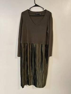 Vestido verde Nina Leonard talla 2XL Foto 1 de 3