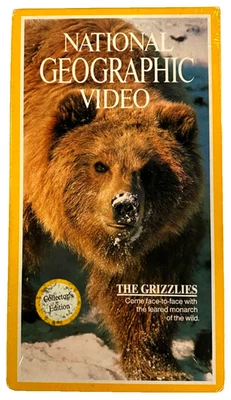 National Geographic Video - The Grizzlies VHS (1987) NEW SEALED - Image 1 of 4