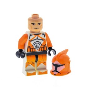 1xLego Minifigure Star Wars Clone Wars Bomb Squad Trooper White Helmet 7913 sw0299