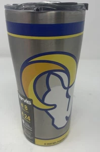 Vaso Tervis Unisex-Adulto LA Rams, Plateado Azul Amarillo 20 OZ Caliente/Frío NUEVO - Imagen 1 de 13