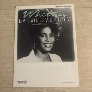 Partituras de WHITNEY HOUSTON LOVE WILL SAVE THE DAY - Imagen 1 de 2