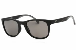 CARRERA 8054/S 0003 M9 Sunglasses Matte Black Frame Grey Polarized - Picture 1 of 4