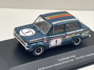 1/43 ATLAS SUNBEAM IMP BTCC 1972 BILL McGOVERN (GEORGE BEVAN IMP) - Picture 1 of 3