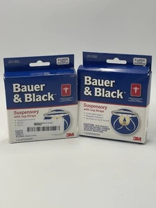 Confezione da 2 sospensioni supporto scrotale 3M™ BAUER & BLACK™ Taglia (X-LARGE) - Foto 1 di 3