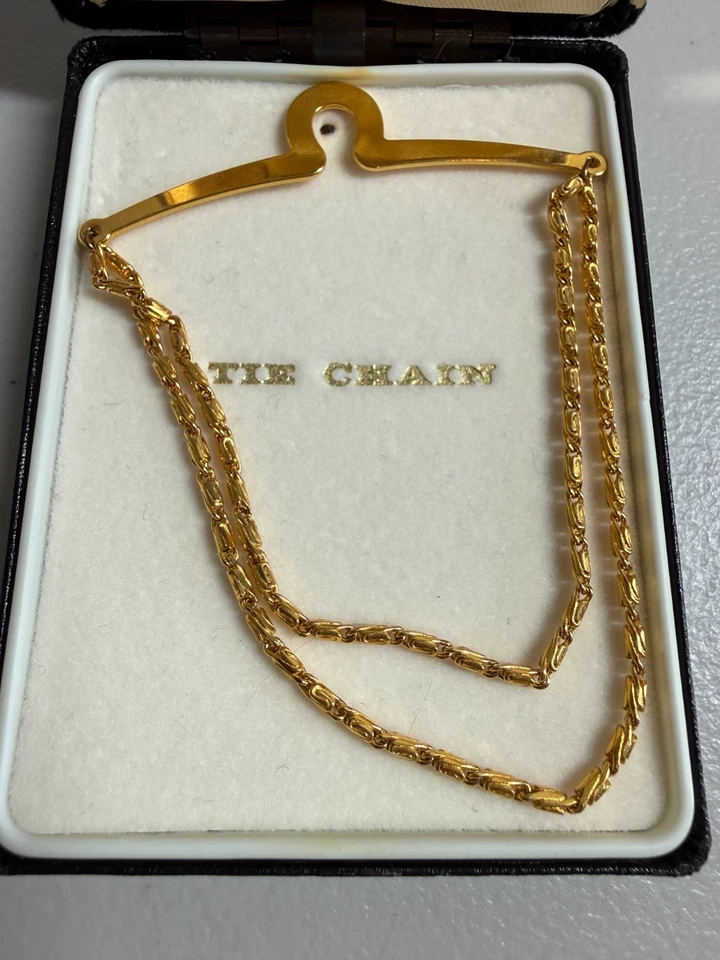 Vintage Pierre Cardin Tie Chain Gold Tone - Image 1 of 4