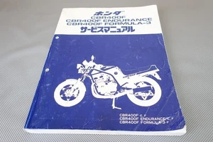 Cbr400F/Endurance/Formula 3/Service Manual/Nc17-100/102/105-Search Instruction M - Foto 1 di 4