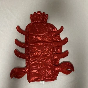 Lobster Crab Halloween Costume Dog Pet Size Large Red Funny One Piece - Picture 1 of 4