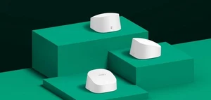 Eero 6 Dual-Band Mesh Wi-Fi 6 System, 3-pack, White, Cover 5000 sf - Picture 1 of 8