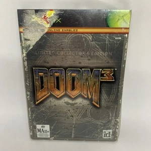 Doom 3 *Steel Book Edición Limitada Coleccionista* Juego Xbox OG PAL *SIN MANUAL* FreePost - Imagen 1 de 4