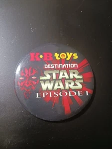 ⭐️KB Toys Destination Star Wars Episode 1 Collector Pin Used See Photos. - Picture 1 of 2
