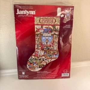 NEW UNOPENED Janlynn Crafters Corner 023-0209 Cross Stitch Stocking Kit - Picture 1 of 6