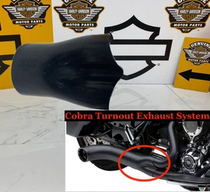 Cobra Turnout Exhaust System Harley Touring Center Heat Shield - Picture 1 of 8