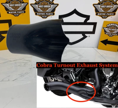 Cobra Turnout Exhaust System Harley Touring Center Heat Shield - Image 1 of 4