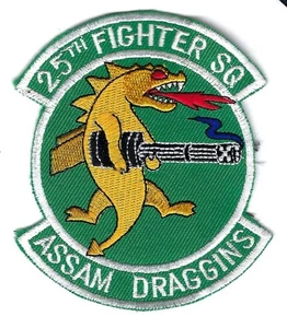 PATCH USAF 25TH FIGHTER SQ FC OSAN AB FS-30 - Foto 1 di 1